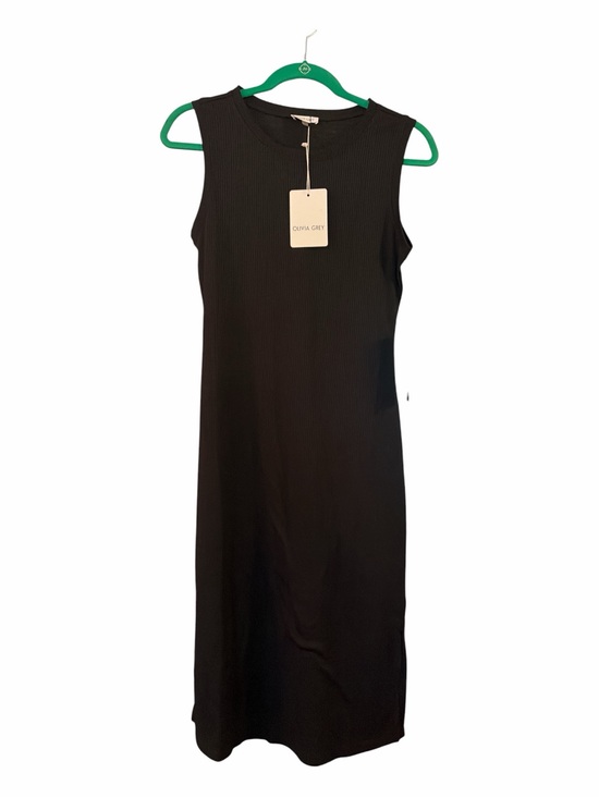 Olivia Grey Dresses & Skirts - Olivia Grey Black Sleeveless Midi Dress